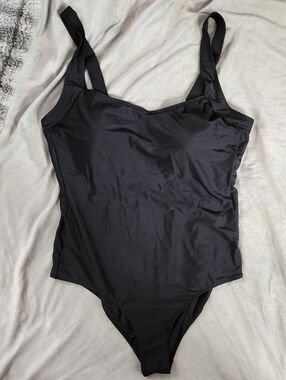 Target Classic Black One-Piece Swimsuit